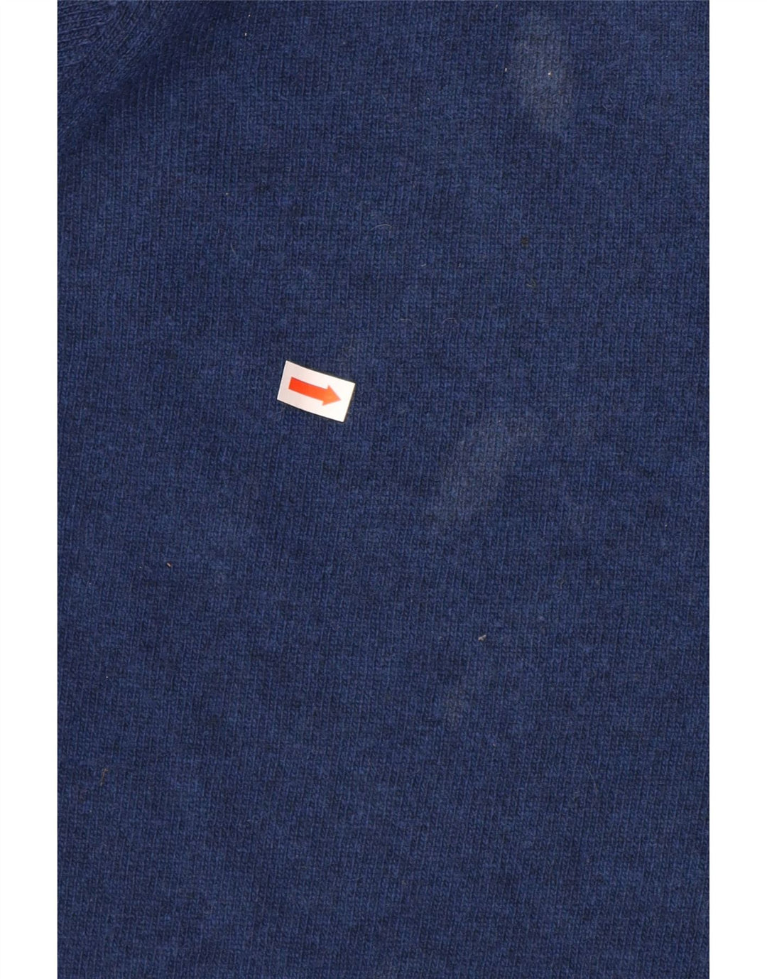 Suéter masculino Barbour com gola redonda, lã de cordeiro azul marinho pequena