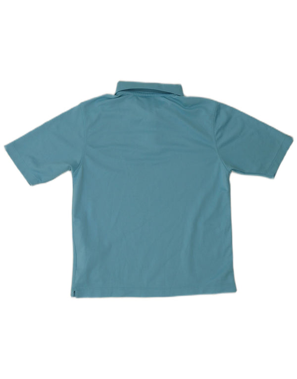 Camisa polo Nike Boys 12-13 anos grande azul poliéster esportiva