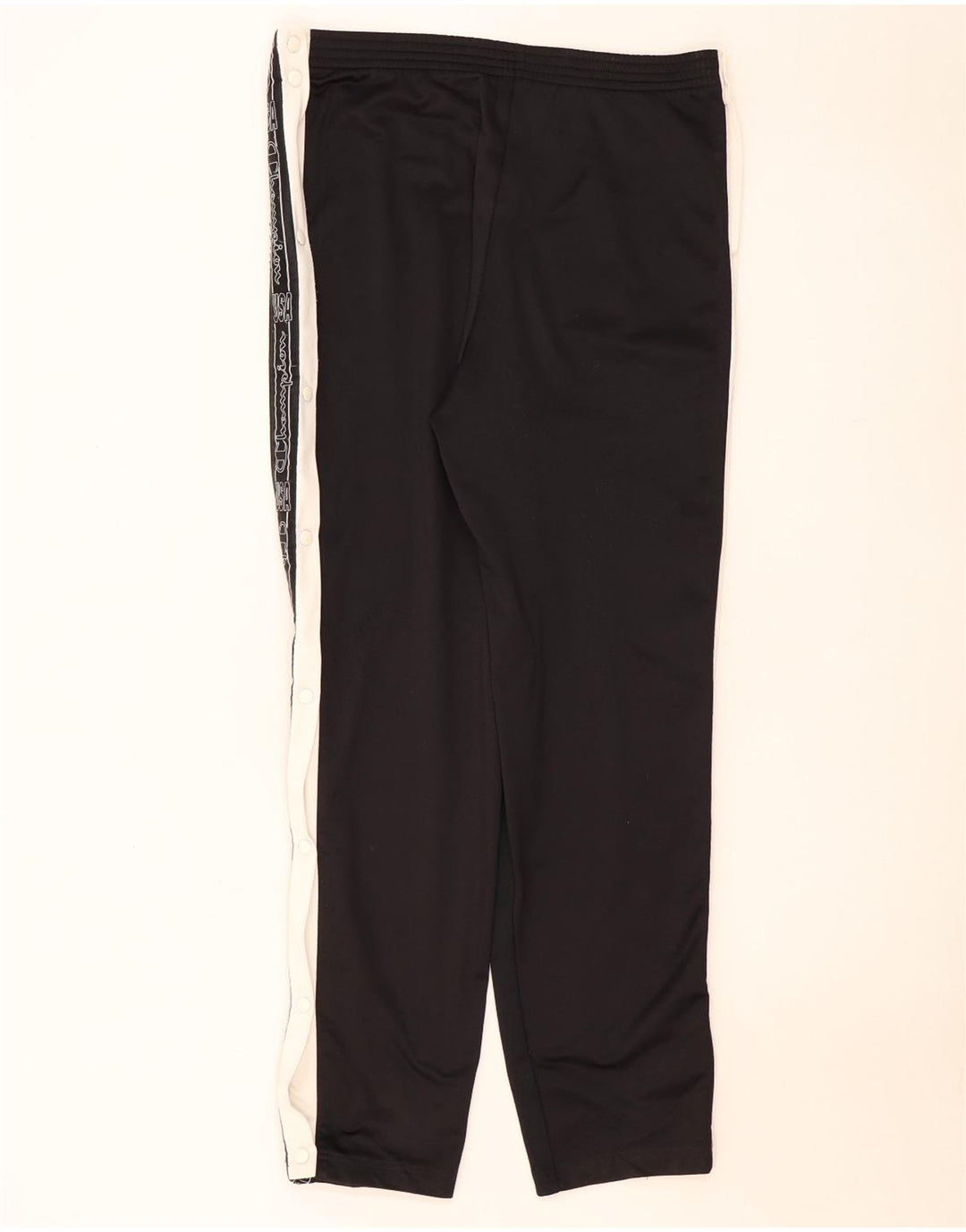 Calça esportiva masculina Champion com estampa gráfica média preta