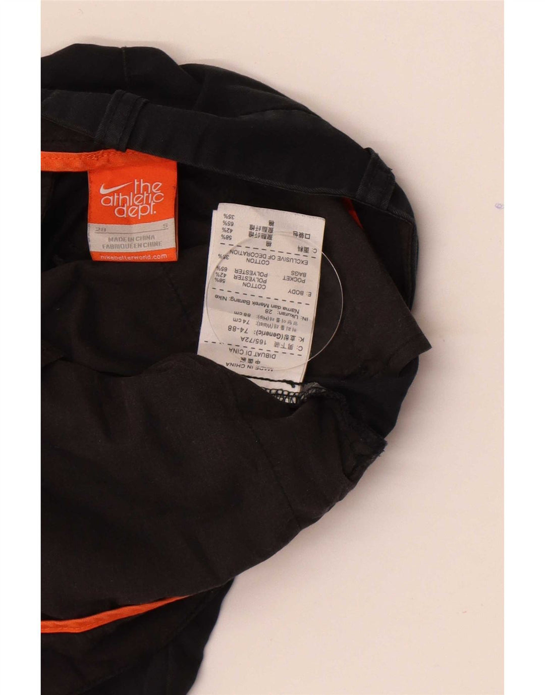Shorts Nike Masculino Chino Pequeno W28 Algodão Preto
