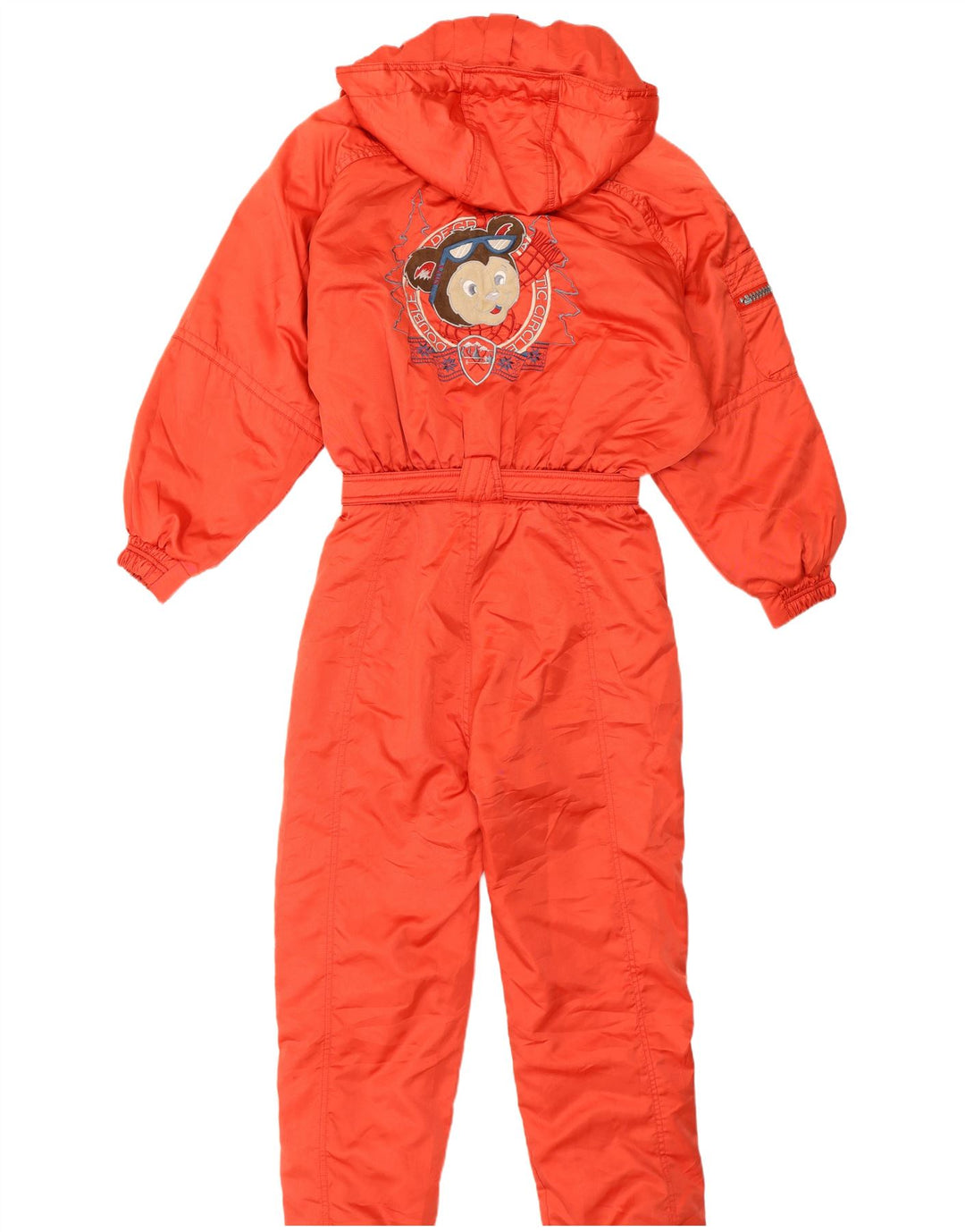 Macacão de esqui feminino Silvy com capuz e ajuste solto IT 44 médio vermelho inverno