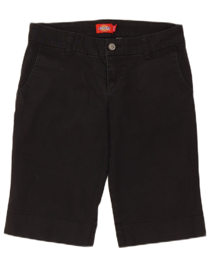 Shorts Chino feminino Dickies US 3 pequeno W28 algodão preto
