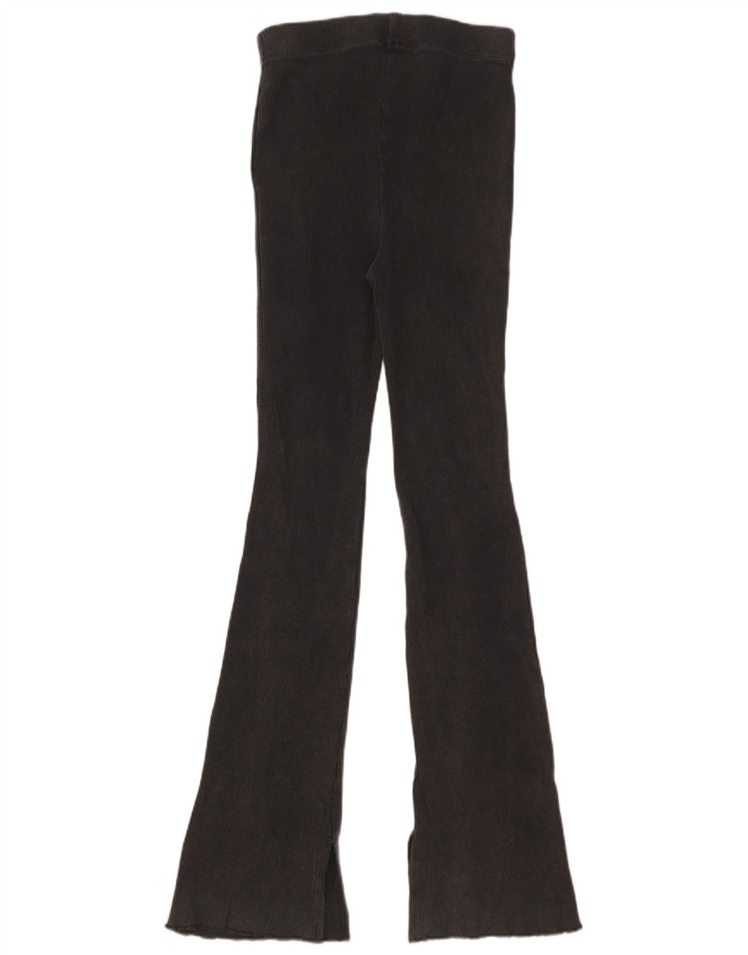 Zara Womens Flare Leggings UK 8 Pequeno Algodão Cinza
