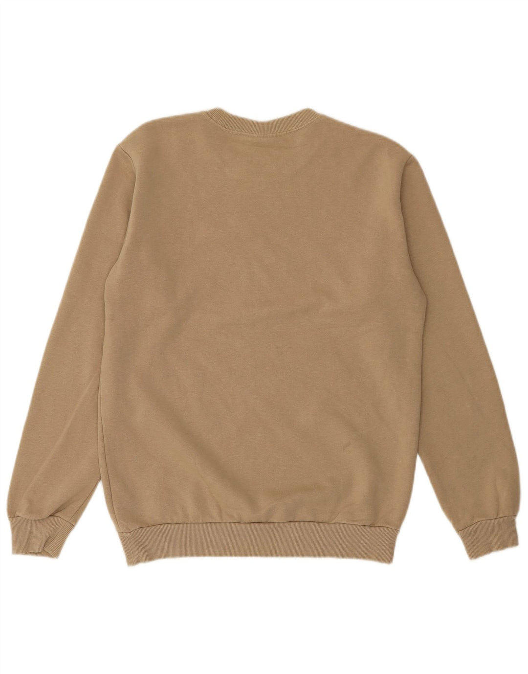 ADIDAS Mens Sweatshirt Jumper Pequeno Algodão Bege