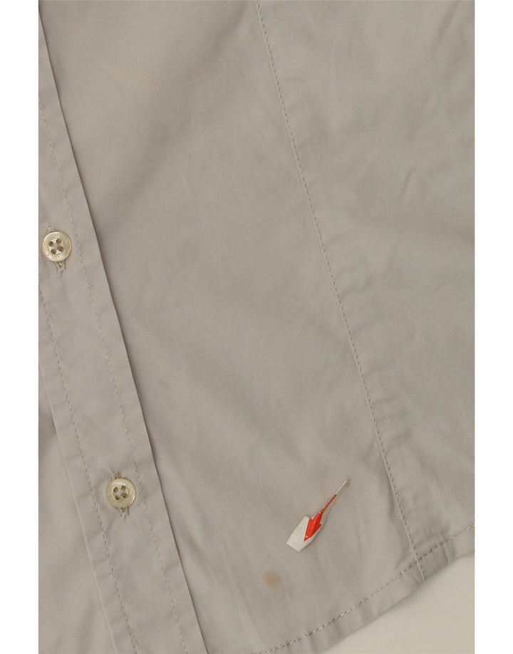 Camisa Calvin Klein Jeans Feminina Brasil 12 Algodão Cinza Médio