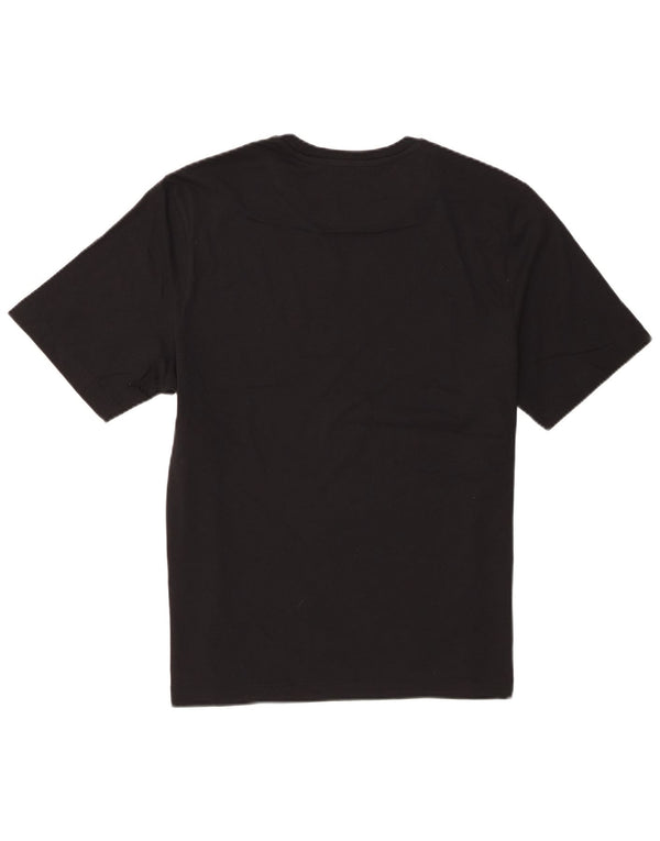 Camiseta masculina Ted Baker de ajuste regular tamanho superior 4 grande algodão preto