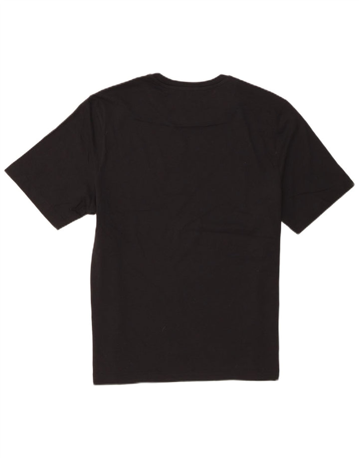 Camiseta masculina Ted Baker de ajuste regular tamanho superior 4 grande algodão preto