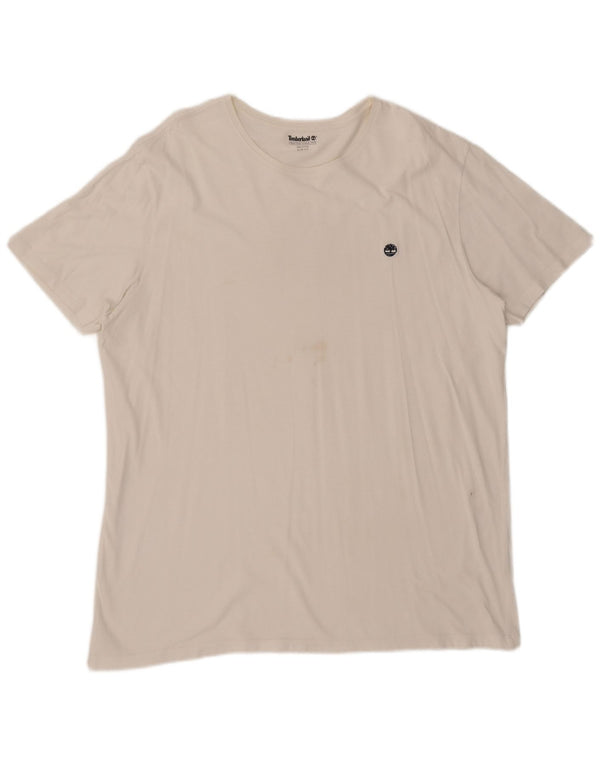 Camiseta masculina Timberland Slim Fit Top 2XL Branco
