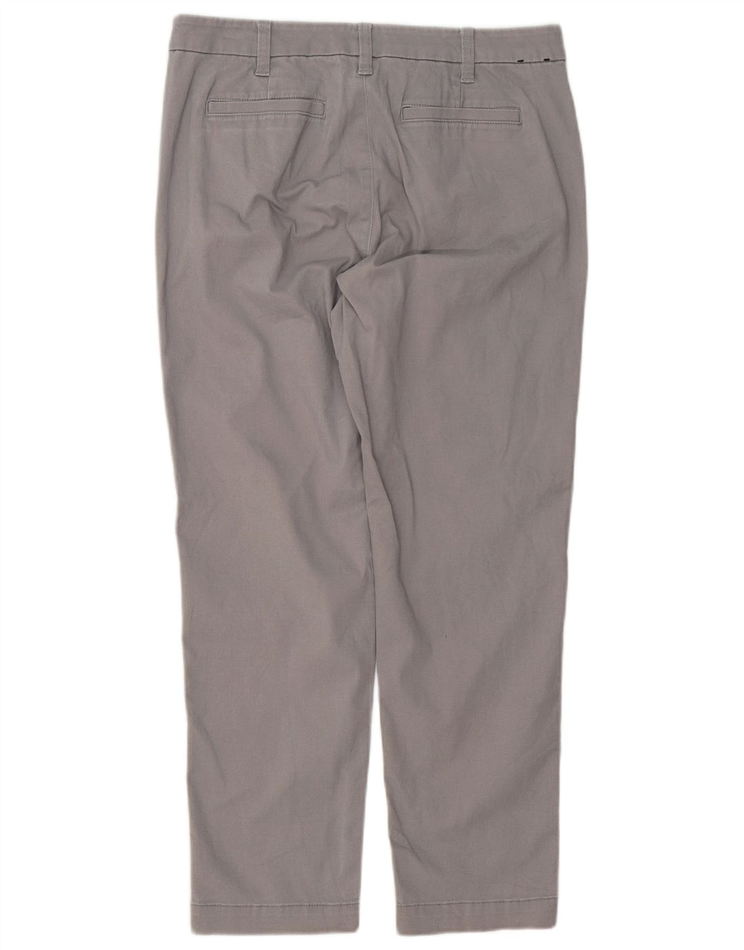 J. CREW Calça Chino Feminina Girlfriend Slim EUA 8 Médio W32 L27 Cinza