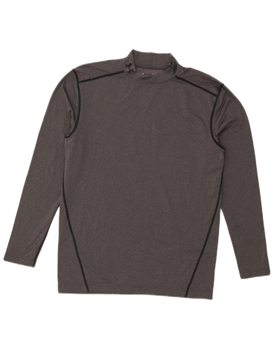 Camiseta masculina Under Armour Cold Gear Graphic manga comprida XL cinza