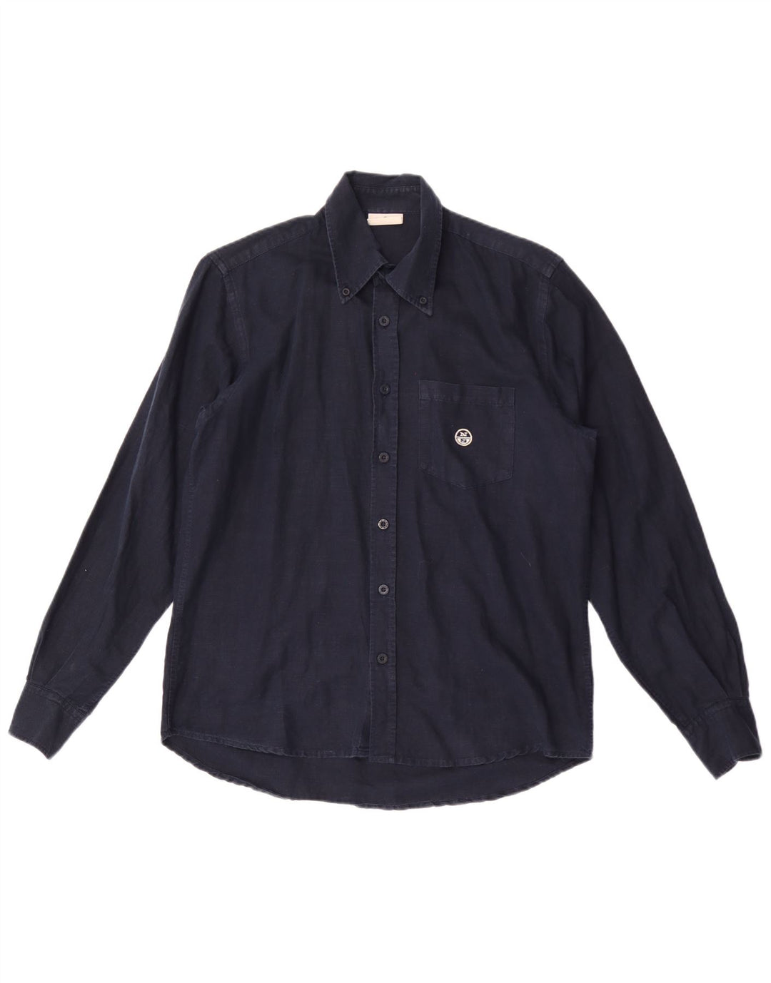 Camisa masculina North Sails médio azul marinho algodão