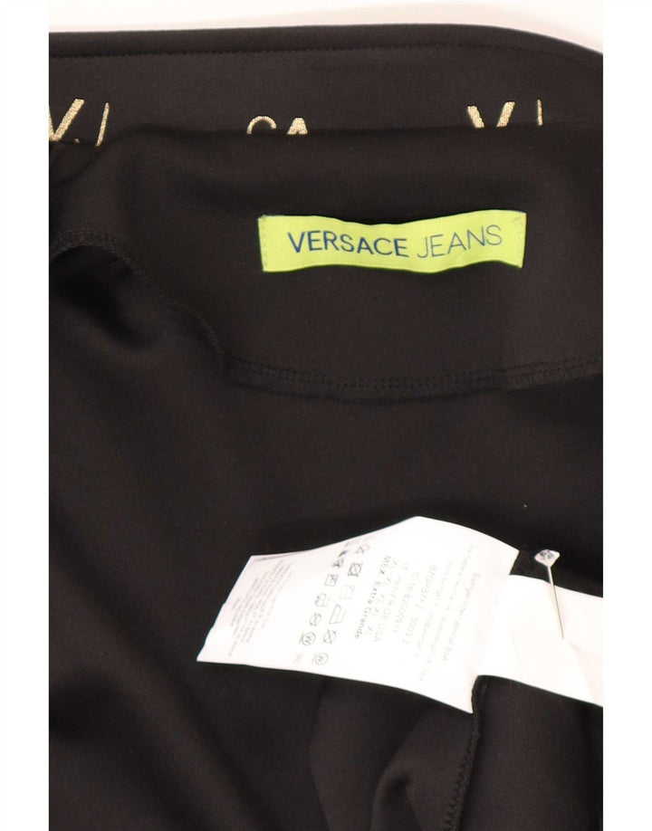 Versace Mens Graphic Tracksuit Top Jaqueta XL Preto Poliéster Esportes
