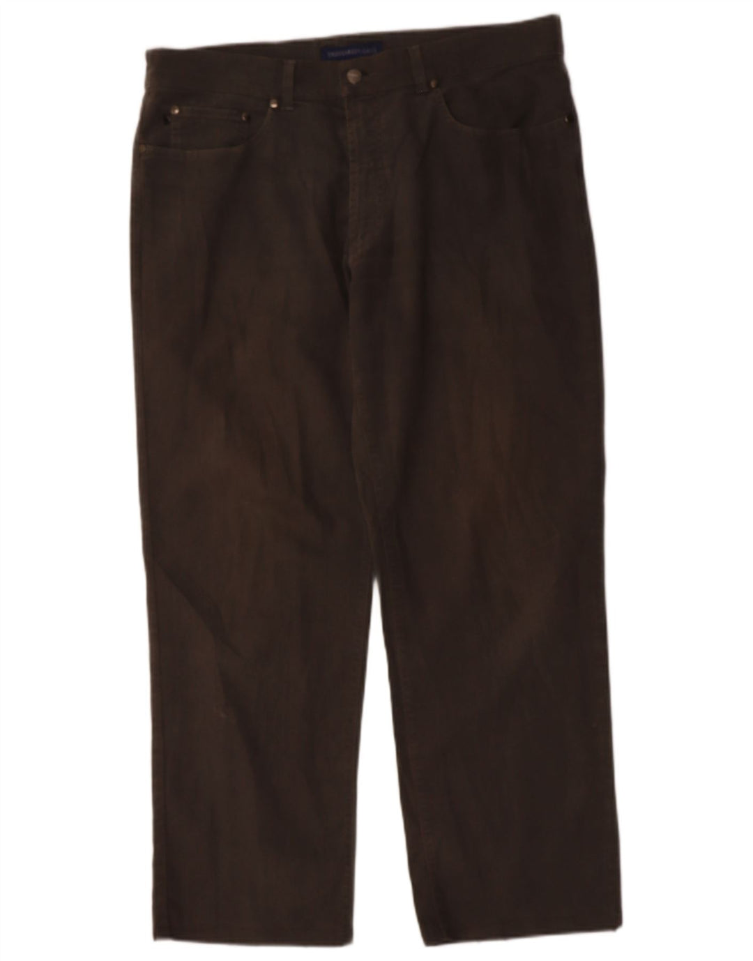 Calça masculina reta casual TRUSSARDI W38 L29 algodão marrom