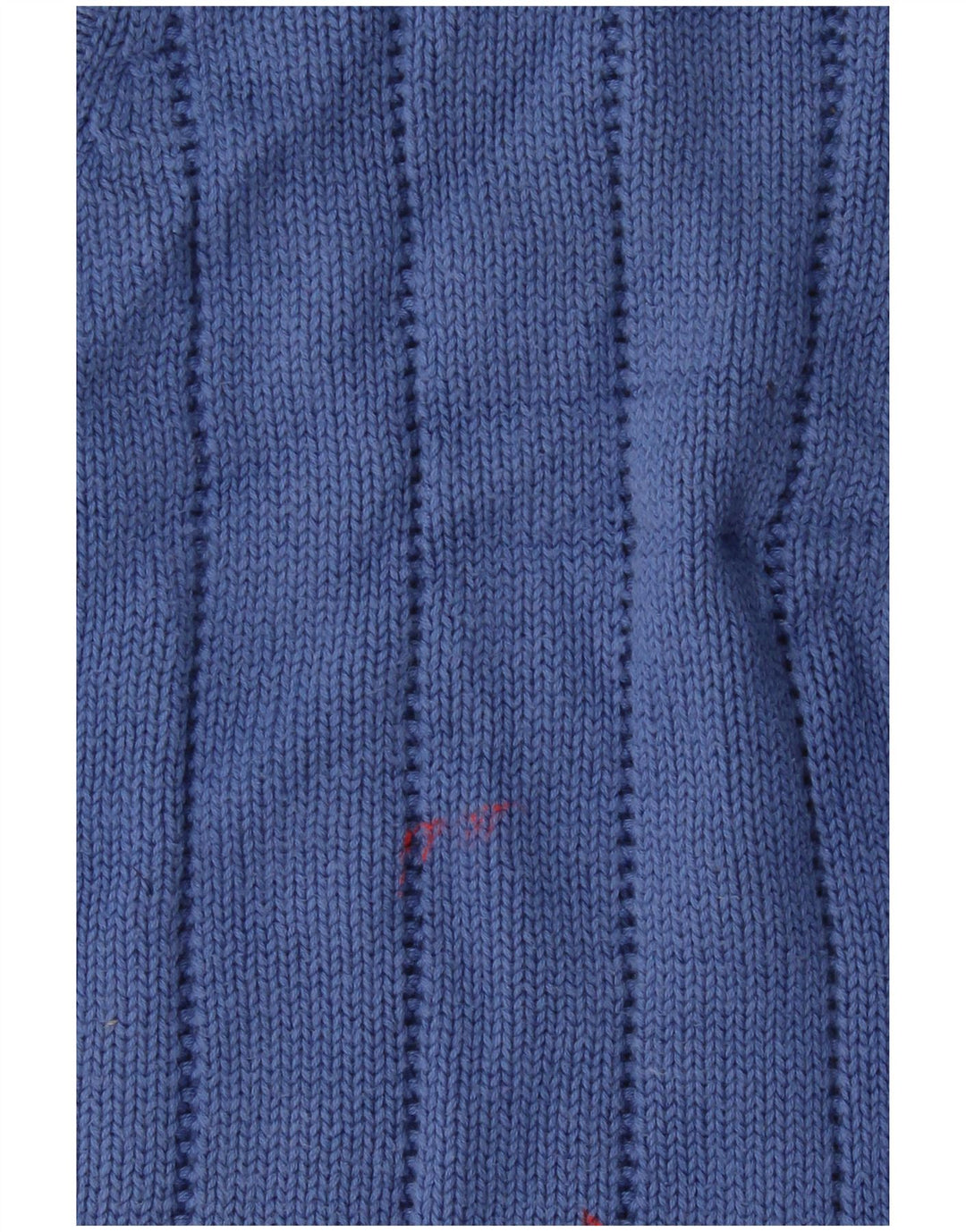 Regata feminina Izod com colete UK 16 grande azul Argyle/algodão diamante