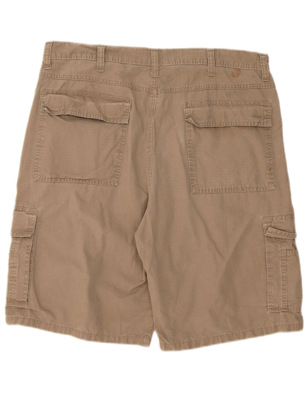 Shorts cargo masculino Wrangler W36 grande algodão cáqui
