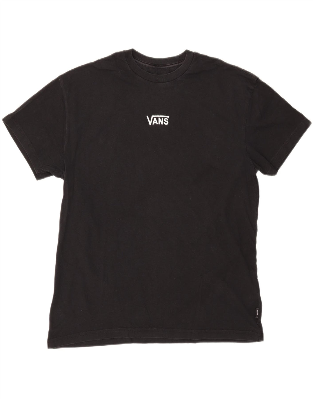 Camiseta masculina VANS Top médio algodão preto