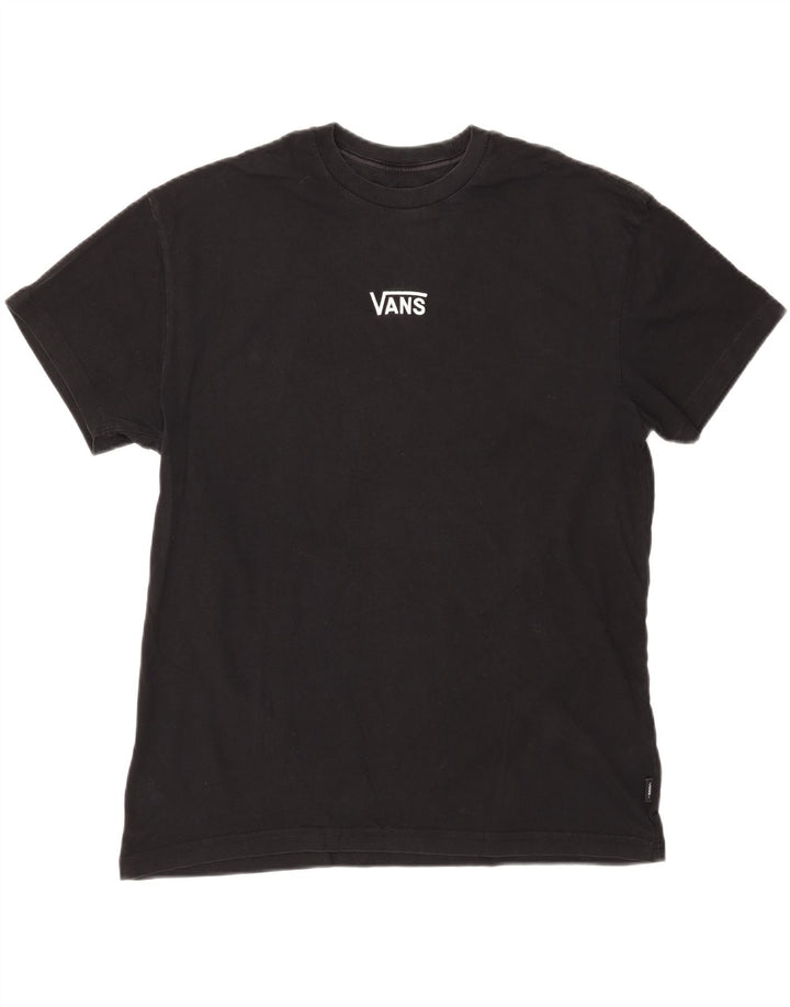 Camiseta masculina VANS Top médio algodão preto