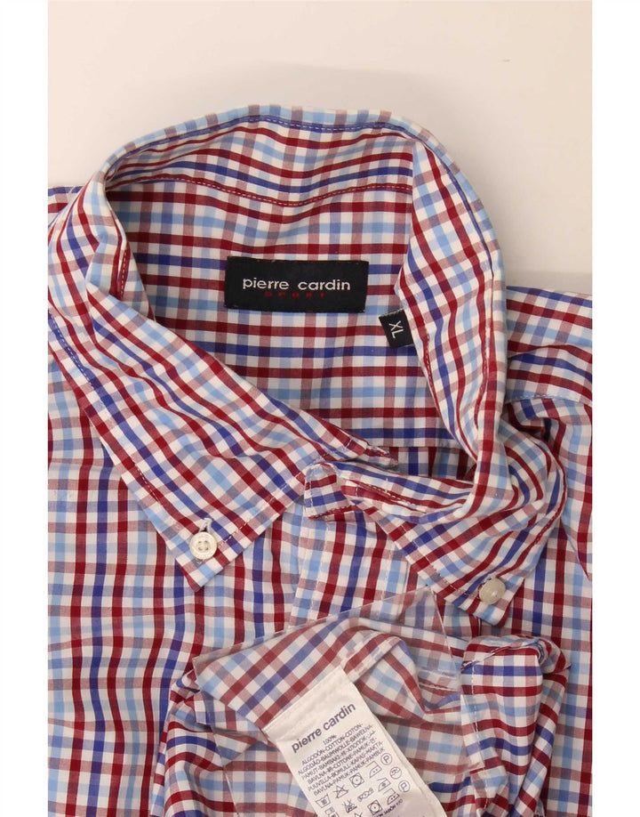Camisa masculina Pierre Cardin XL algodão guingão multicolorido