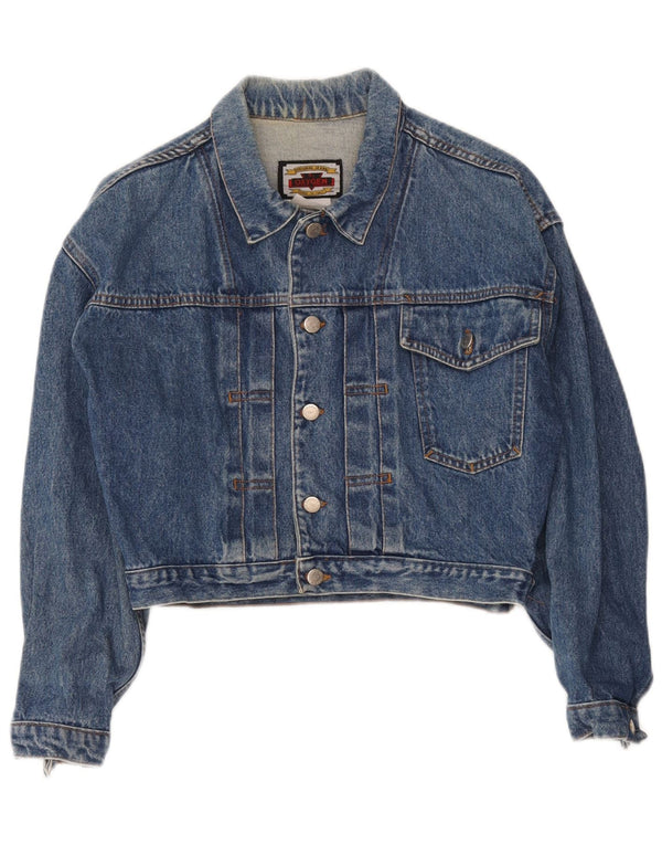 Jaqueta jeans feminina Oxygen Crop UK 12 azul médio