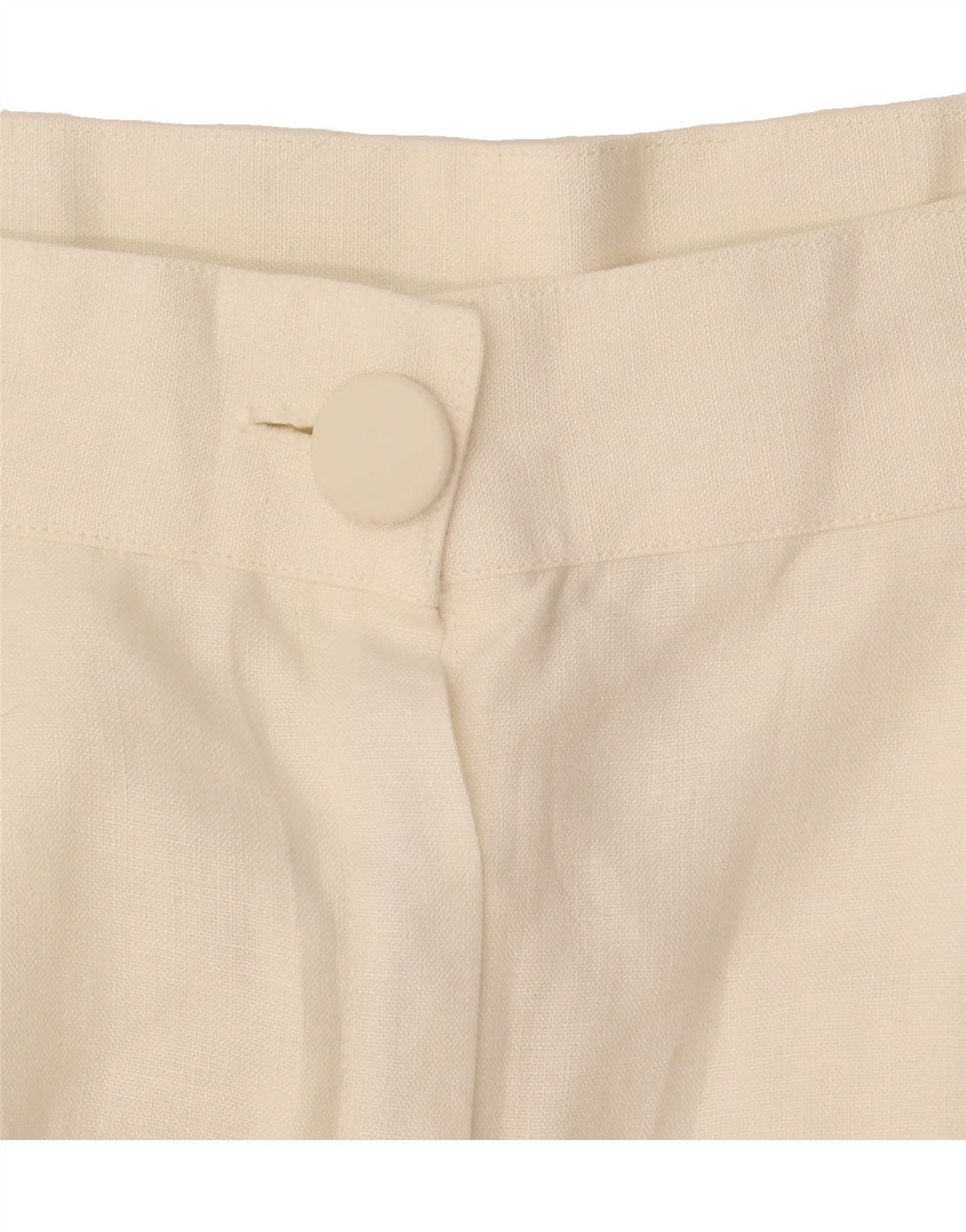 VINTAGE Womens Straight Chino Trousers W24 L29 Off White Vintage Vintage and Second-Hand Vintage from Messina Hembry 