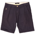 Zara Mens Sunset Chino Shorts EU 40 Médio W31 Azul Marinho