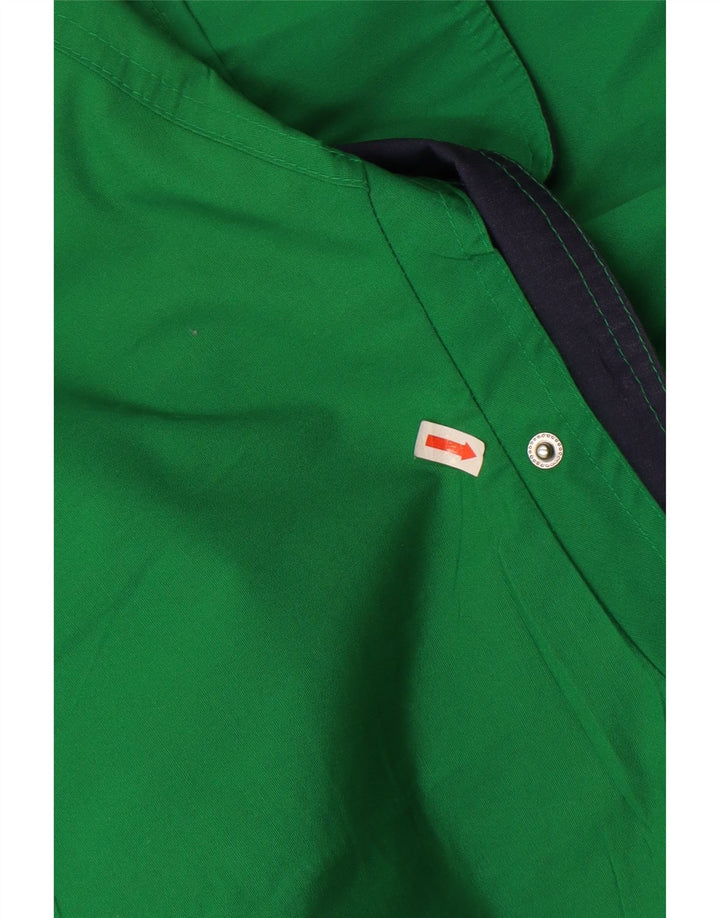 Jaqueta utilitária masculina vintage UK 42 XL verde
