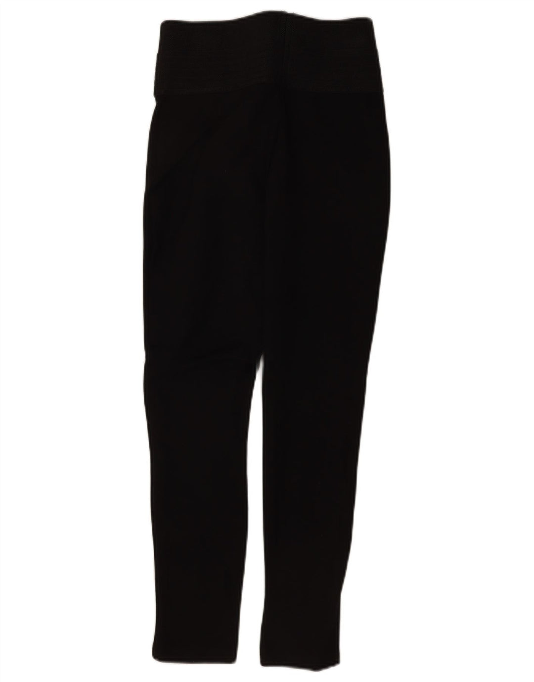 Zara Womens Crop Leggings UK 12 Médio Preto Poliéster