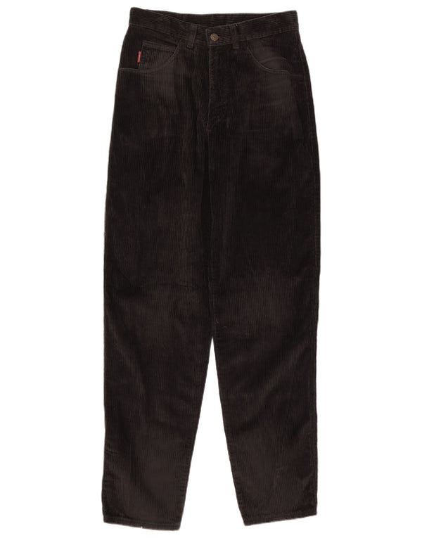 Calça masculina de veludo cotelê Carrera W30 L33 algodão marrom
