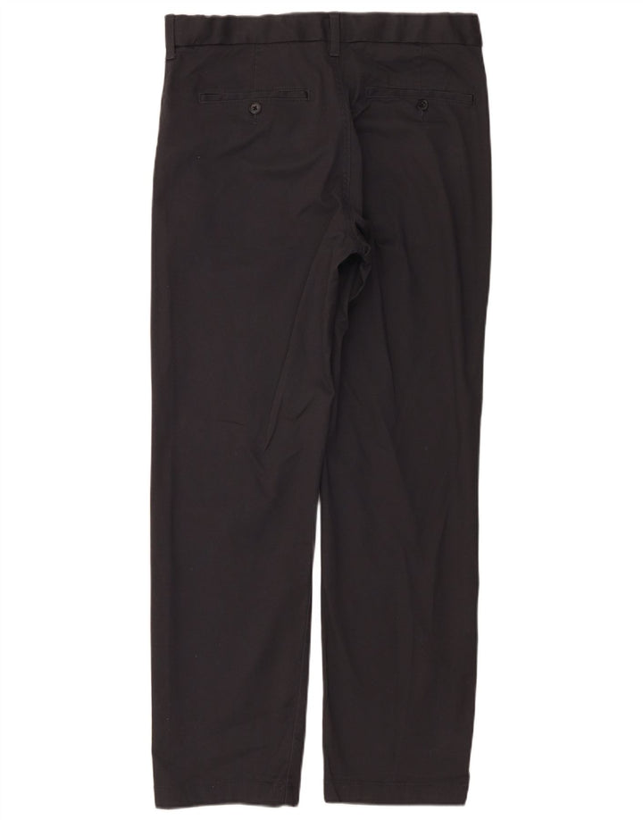 Calça chino masculina Marks & Spencer reta regular fit W32 L31 cinza