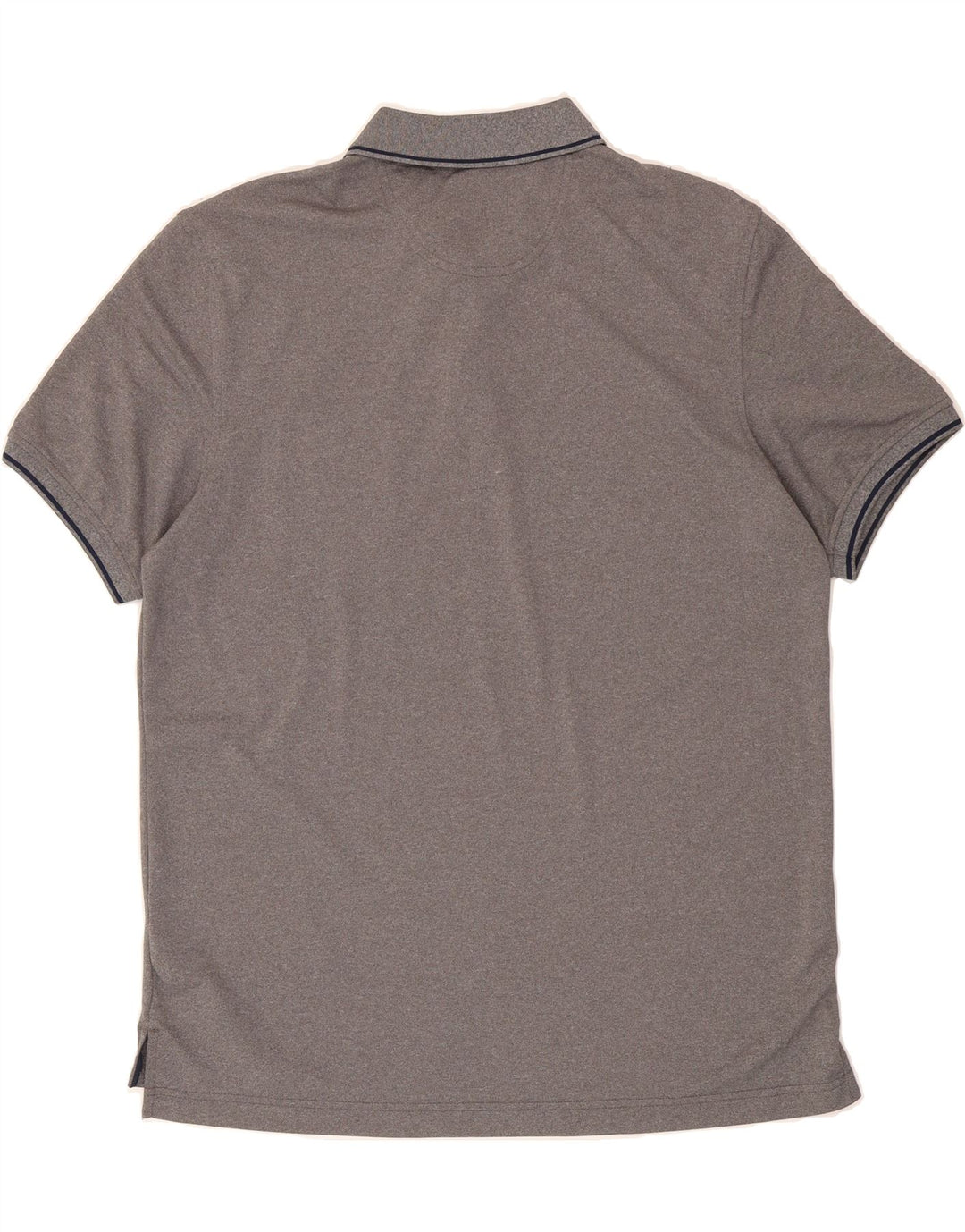 IZOD Mens Polo Shirt Large Grey Polyester Vintage Izod and Second-Hand Izod from Messina Hembry 