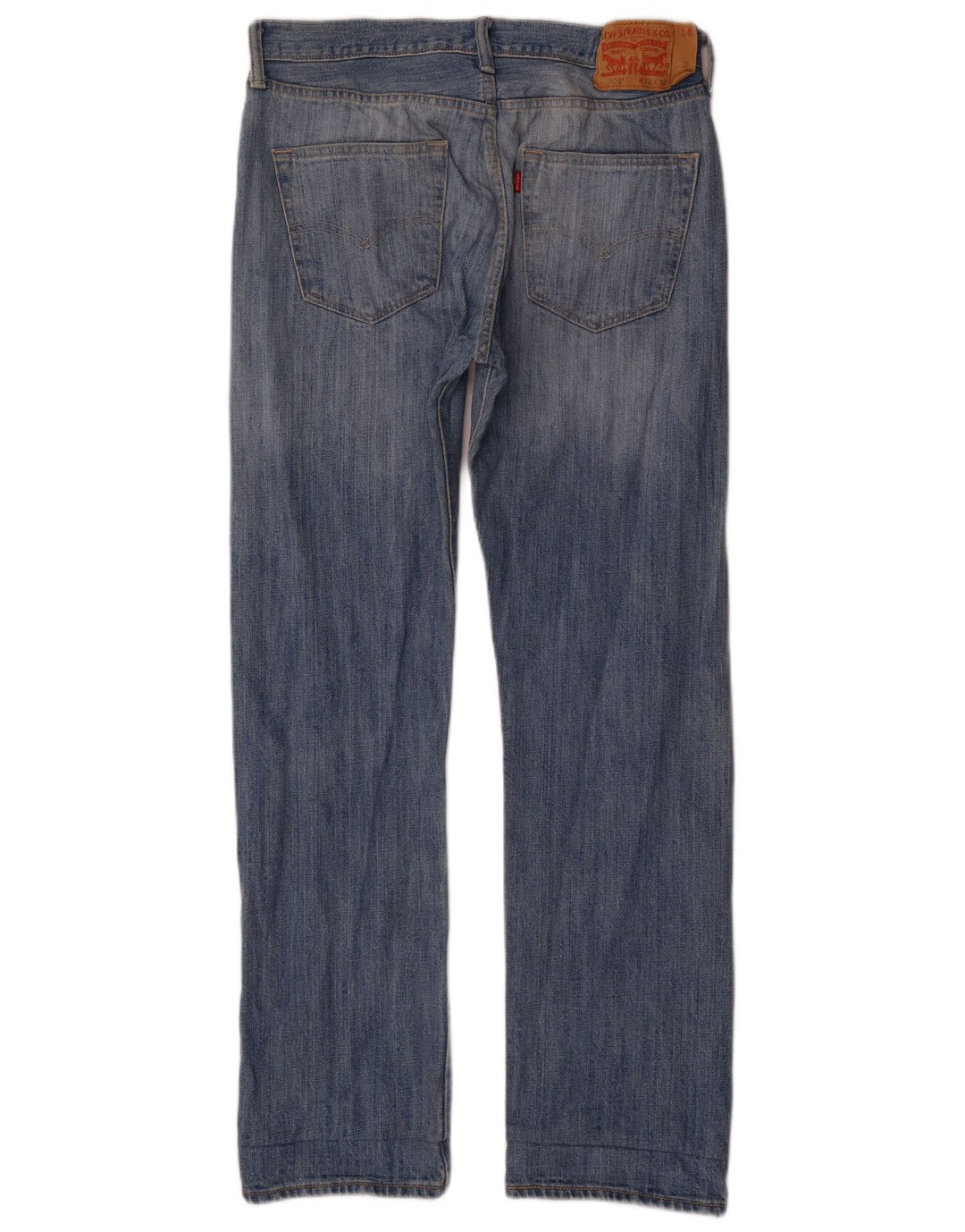 Levi's Masculino 501 Straight Jeans W32 L32 Azul Algodão