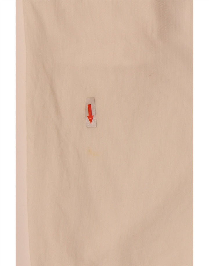 Benetton Mens Chino Shorts W28 Pequeno Branco