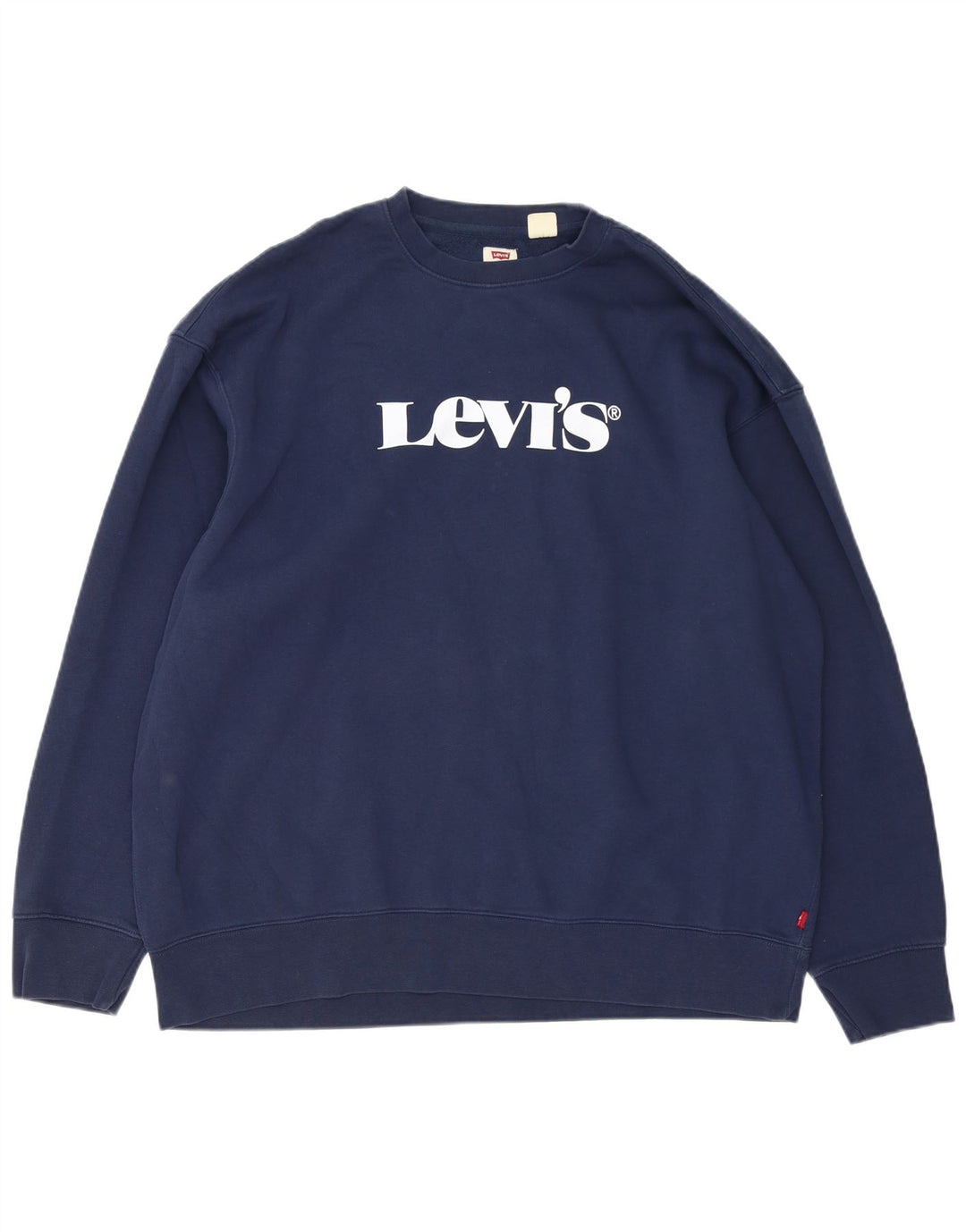 Levi's Masculino Relaxed Graphic Moletom Jumper XL Azul Marinho Algodão
