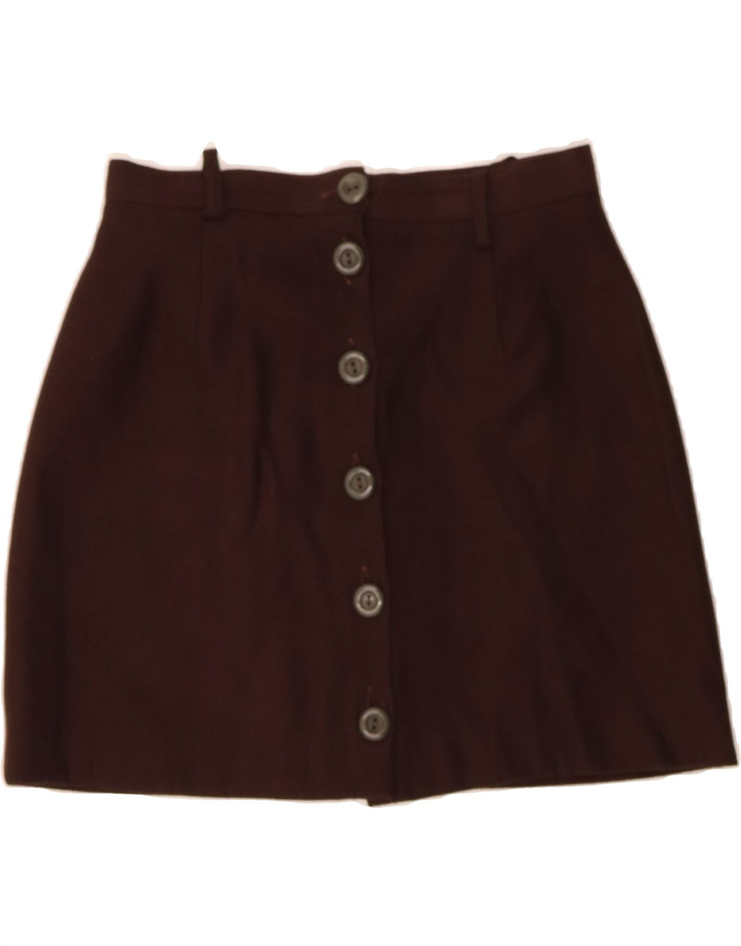 VINTAGE Womens Mini Skirt IT 44 Medium W28  Brown Viscose Vintage Vintage and Second-Hand Vintage from Messina Hembry 