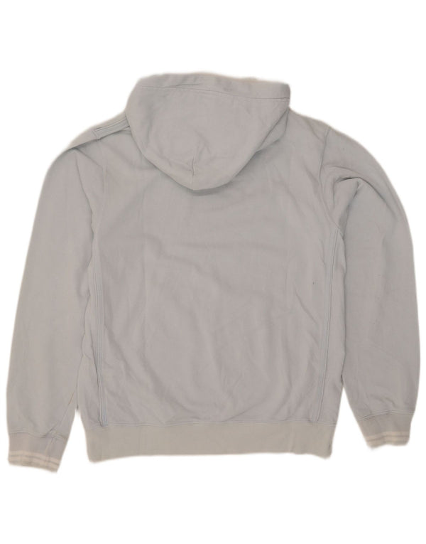 Jumper masculino com capuz gráfico Champion grande algodão azul