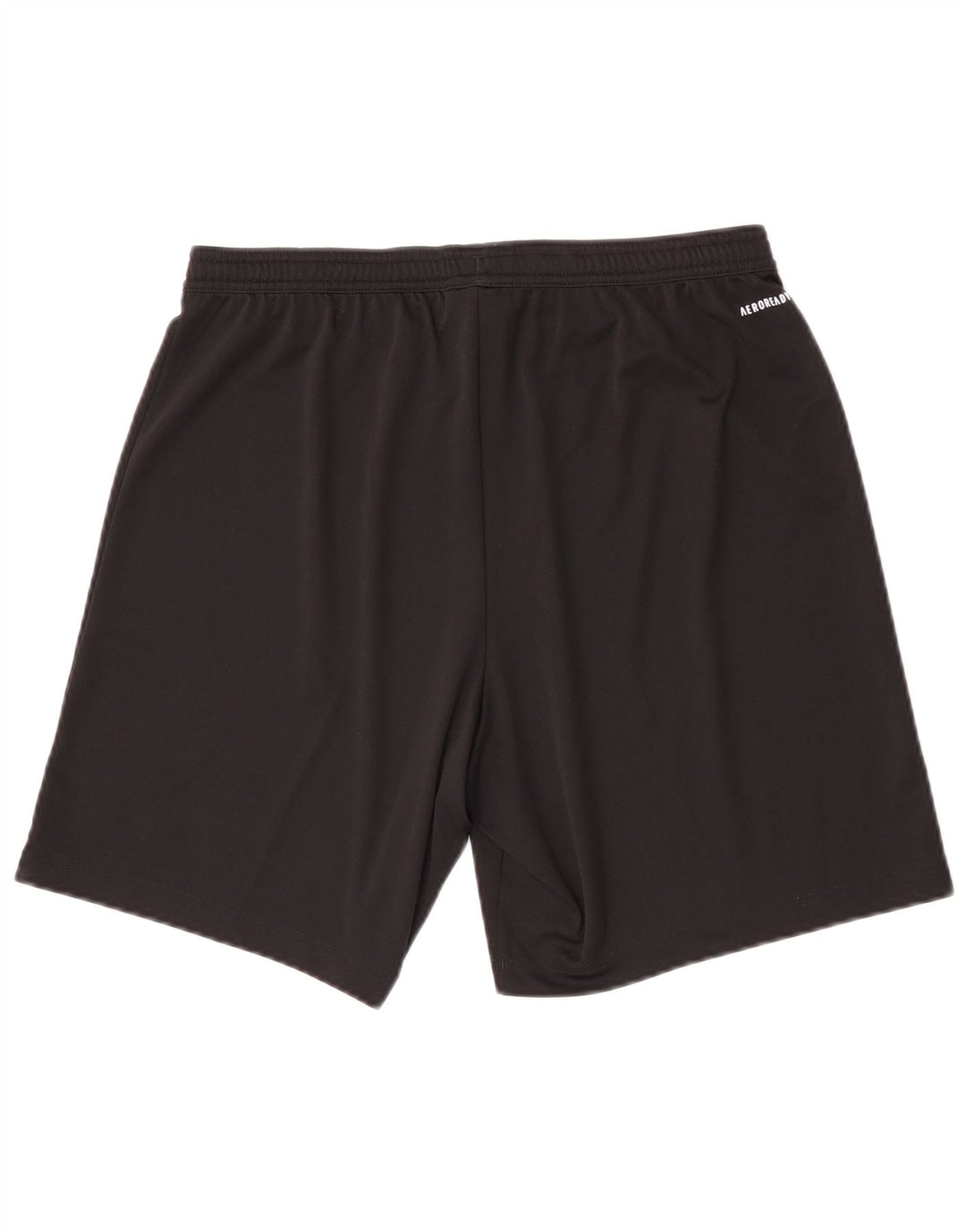 Shorts esportivos masculinos Adidas grande poliéster preto