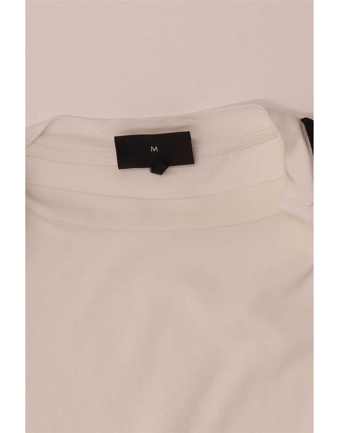 Camiseta masculina Emporio Armani Top médio branco Colourblock Lyocell