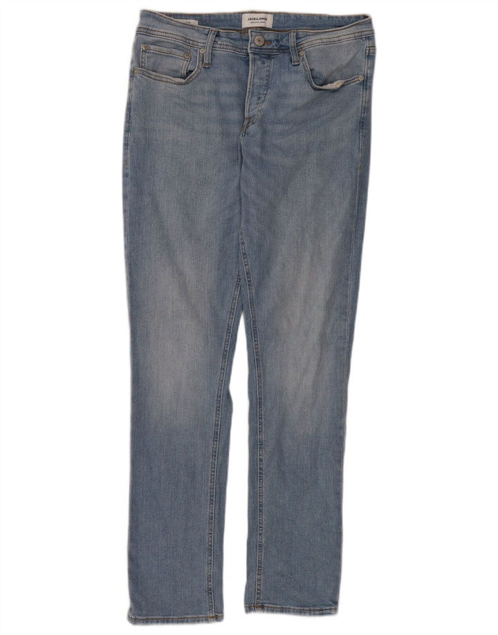 Jeans slim feminino Jack & Jones W32 L32 algodão azul
