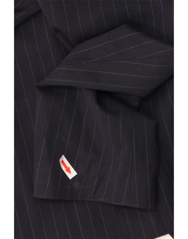 Blazer masculino Marks & Spencer IT 42 risca de giz azul marinho médio