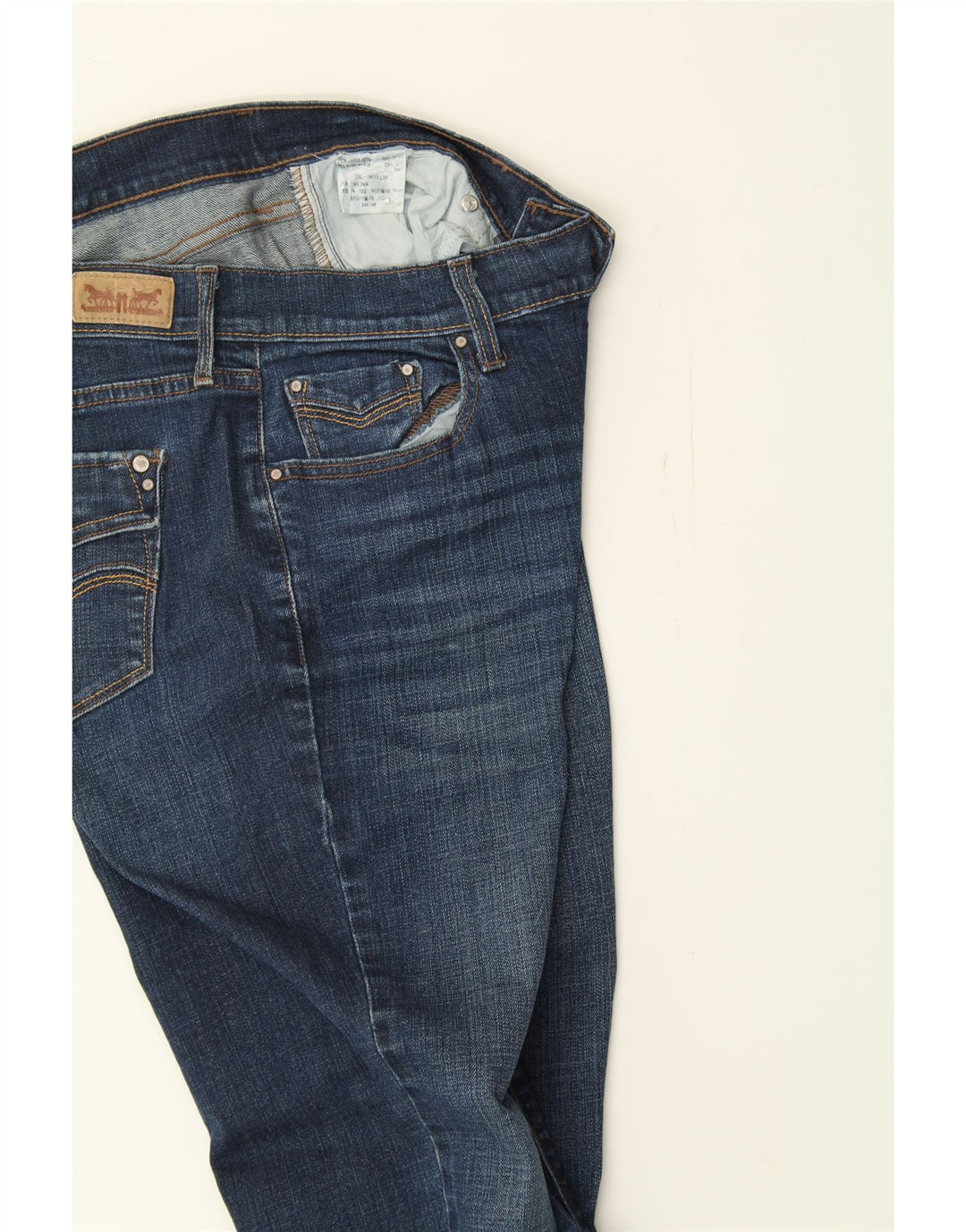 LEVI'S Womens Straight Jeans W30 L30 Blue Vintage Levi's and Second-Hand Levi's from Messina Hembry 