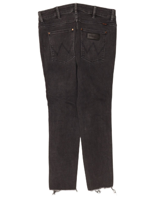 Calça jeans feminina Wrangler W32 L25 algodão preto