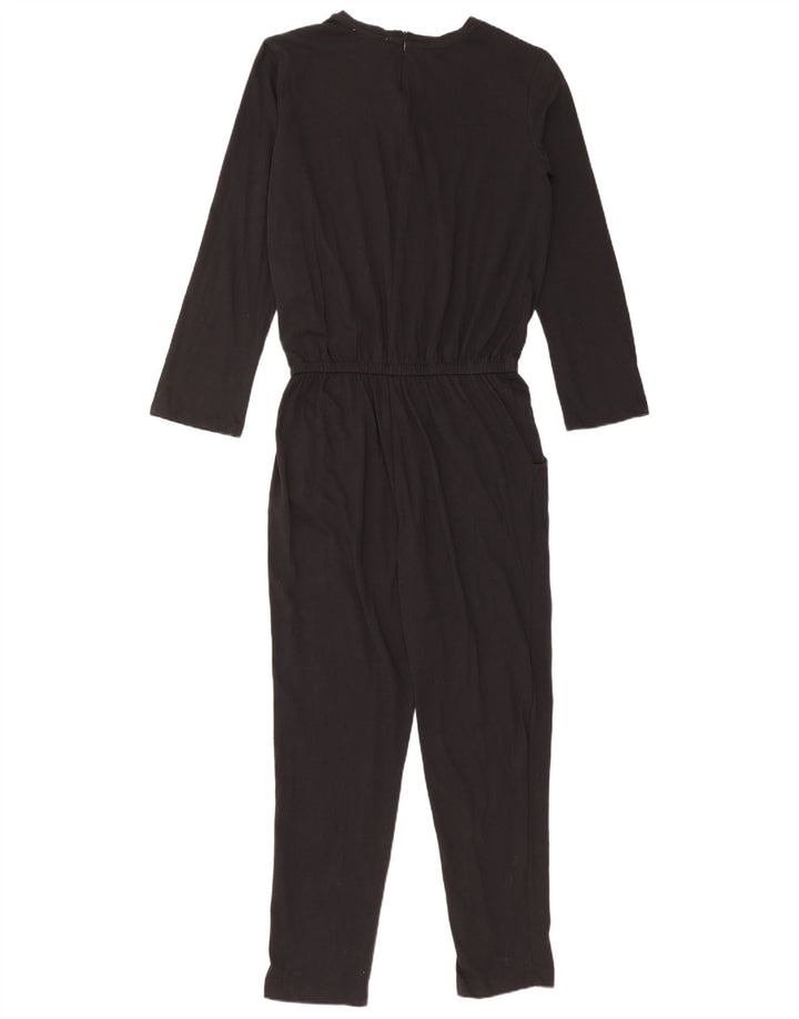 Macacão feminino Zara UK 10 pequeno algodão preto