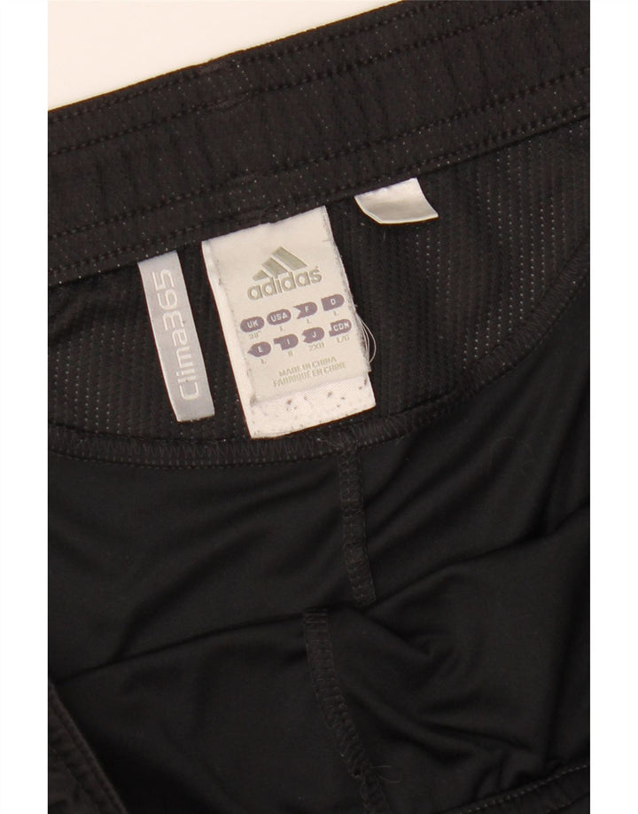 ADIDAS Mens Deutscher Fussball Bund Sport Shorts Grande Preto