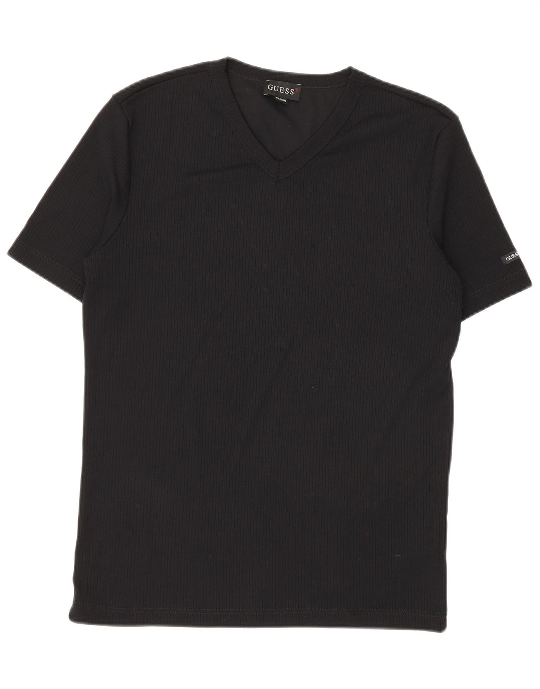 Guess Camiseta Masculina Top Médio Nylon Preto