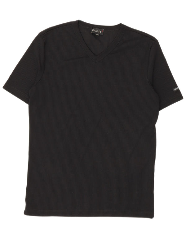 Guess Camiseta Masculina Top Médio Nylon Preto