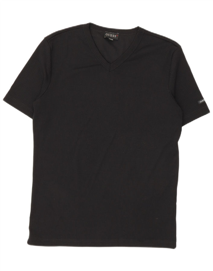 Guess Camiseta Masculina Top Médio Nylon Preto