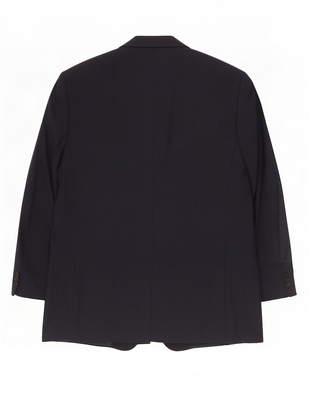 Emanuel Ungaro Jaqueta blazer masculina de 3 botões IT 64 7XL lã azul marinho