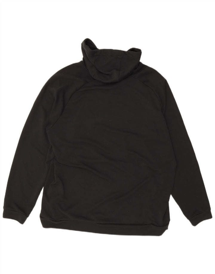 Jumper com capuz gráfico Nike masculino Dri Fit 2XL preto poliéster