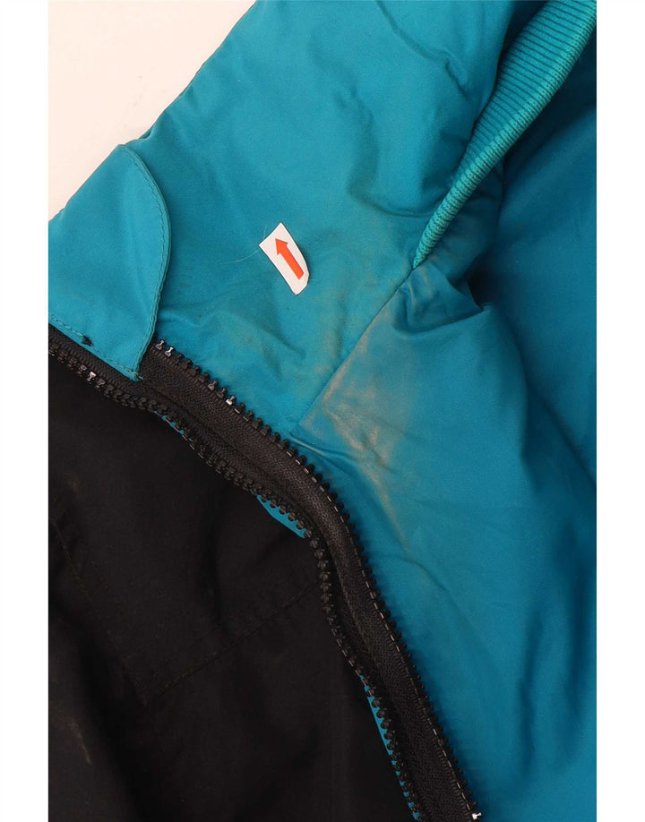 Jaqueta corta-vento feminina Columbia de grandes dimensões UK 14 Medium Black Colourblock