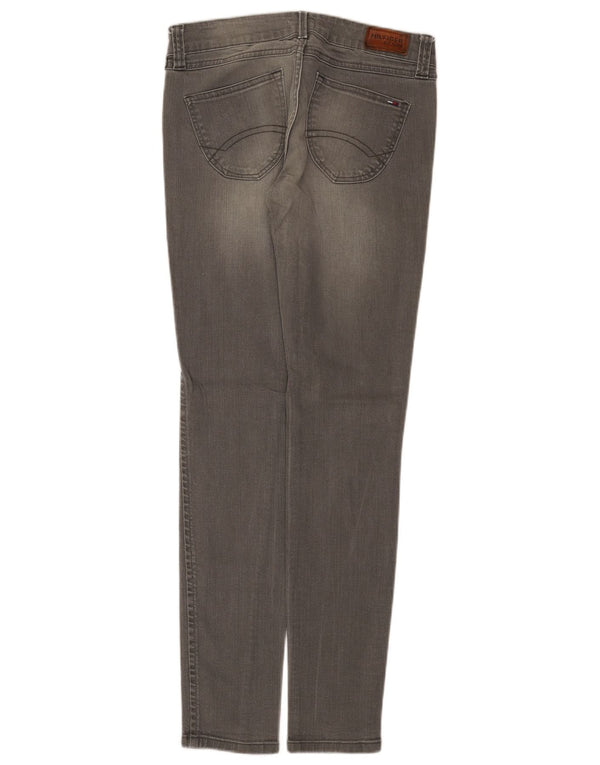 Tommy Hilfiger Womens Skinny Jeans W28 L32 Grey Cotton